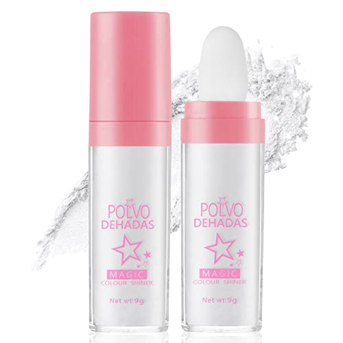 AOOWU Highlighter Puder Stick, Glitzer Patting, Body Glitter, Fairy Powder,...