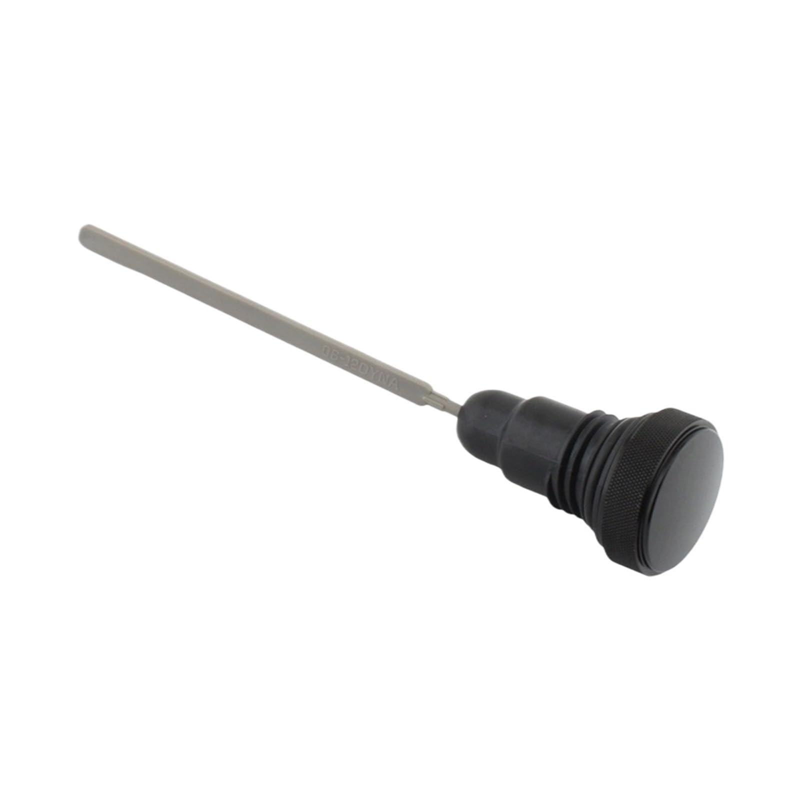 Asta di precisione per livello dell'olio del motore, in lega di alluminio, indicatore di livello dell'olio adatto per Harley Fxd (bianco)