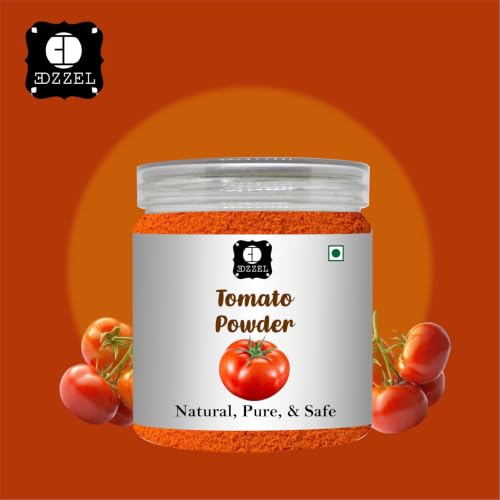 Image of EDZZEL Dried Tomato Powder Fine Ground Culinary Seasoning for Cooking, Sauces, Soups, Marinades, Dry Rubs, Baking and Snack Recipes | Versatile Pantry Ingredient