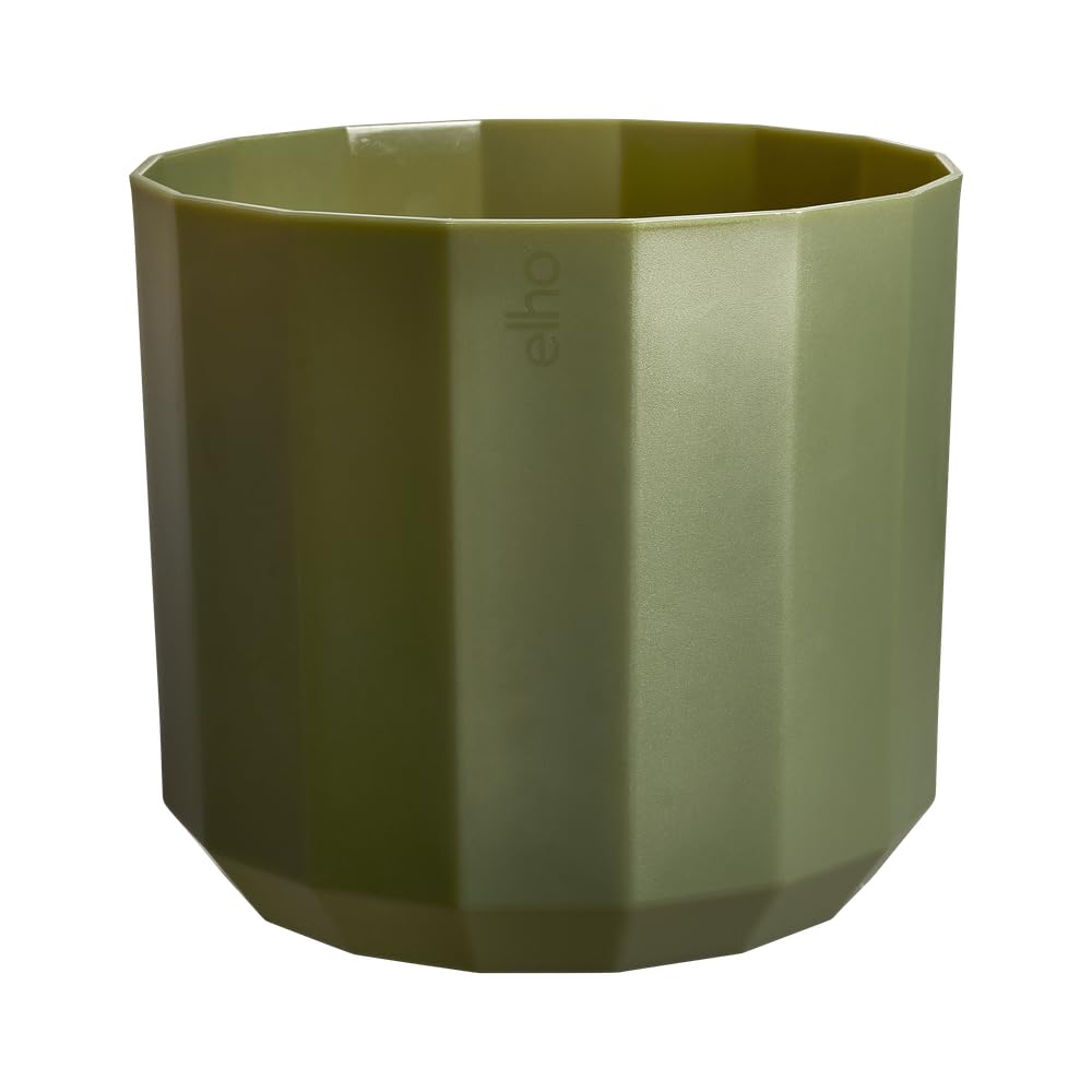 Elho B.for Soft Round 18cm Plastic Plant Pot in Anthracite