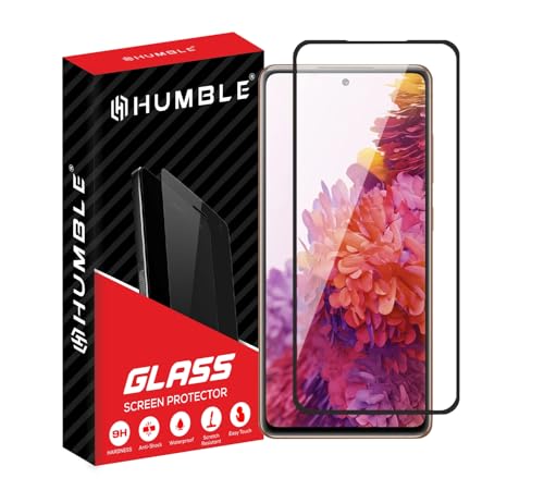 Image of HUMBLE HD Tempered Glass Screen Protector Compatible With Samsung Galaxy S20 FE (6.5 Inches) With 9H Hardness Edge To Edge Coverage And Easy Self Installation Kit (HD-S20FE)