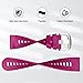 MYSNBKN Compatible with Garmin Vivoactive 3 Watch Band,20mm Quick Release Silicone Strap for Venu 2 Plus/Venu Sq/Galaxy Active 2/Forerunner 245/645 Music/Vivomove HR Smartwatch