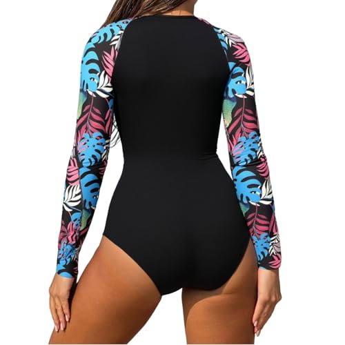 Bañador tanga mujer de manga larga para tus sesiones de surf y playa 5