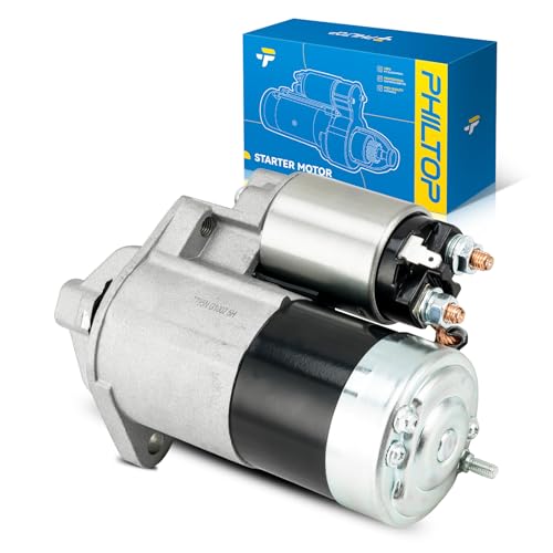 Image of PHILTOP New 17795N Starter Compatible with Mitsubishi 2000-2005 Eclipse | 1.2KW Starter for Mitsubishi, Chrysler, 2000-2005 Eclipse 3.0L, 1999-2003 Galant 3.0L, 2001-2005 Stratus, 2001-2005 Sebring