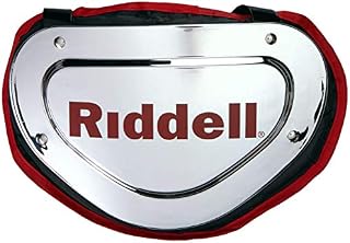 Riddell Sports Back Plate Chrome Finish, One Size Fits Most