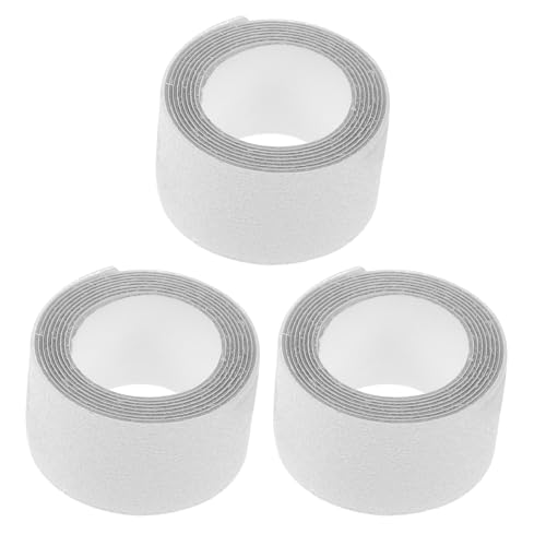 MAGICLULU Cintas Antideslizantes Transparentes Autoadhesivas para Suelas y Zapatos 25 CM X 1 M 3 Piezas Cinta Portátil Antideslizante para Escaleras y Uso Doméstico