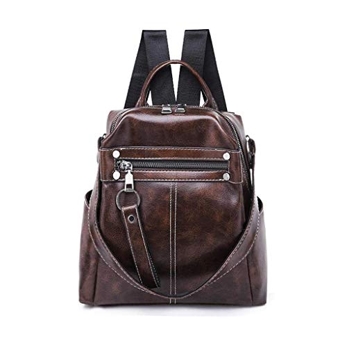 Sac à dos PU retro pratique contre le mal de dos des étudiantes