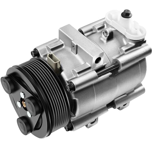 Image of SCITOO AC Compressor for Ford for Crown Victoria 4.6L 1992-2002 2010 | Fast Cooling, Ultra Low Noise (≤72 dB) Air Conditioner Compressor for Summer, with Clutch, YC2520 YCC166 YCC262RM YCC284