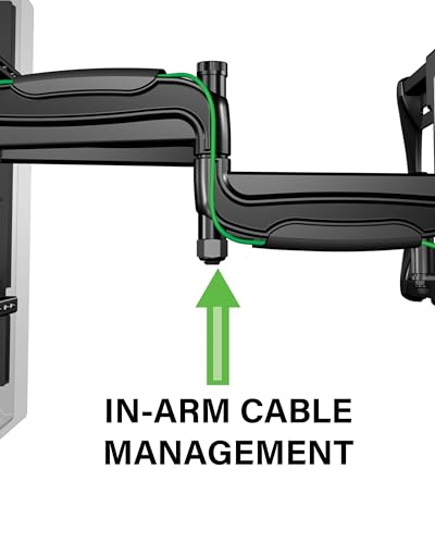 Image of Made for Amazon Universal Full-Motion TV Wall Mount for 50-82 inch TVs and Compatible with Amazon Fire TVs