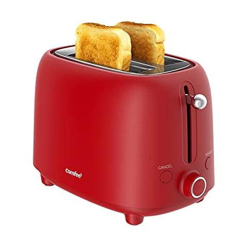 COMFEE' Retro Series 2-Scheiben-Toaster mit Auftau- und Wiederaufwärmfunktion Cover