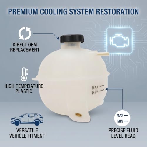 Depósito de refrigerante Luocute para motores 1.6L y 2.0L de 2016 a 2021 4