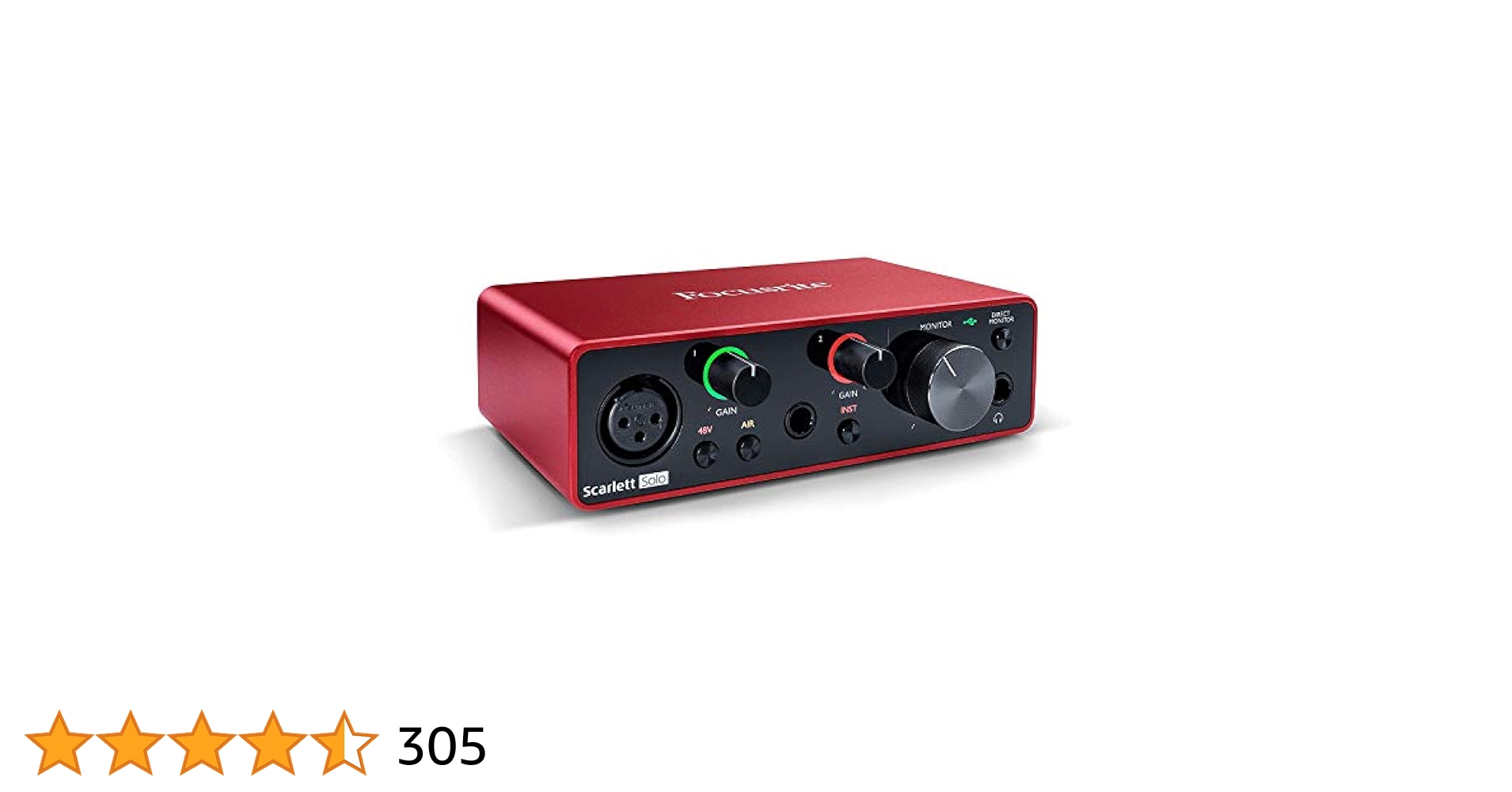 早い者勝ちFocusrite scarlett solo 3rdフォーカスライト Focusrite フォーカスライト Scarlett Solo 3rd Gen USB 2.0