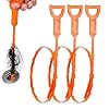 Serpiente de drenaje, herramienta para eliminar obstrucciones de drenaje, paquete de 3 limpiadores de pelo, serpiente de fregadero para alcantarillado, cocina, fregadero, baño, bañera e inodoro