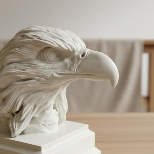 Statue animale oiseau en résine noire : sublimez vos espaces vides avec une œuvre puissante