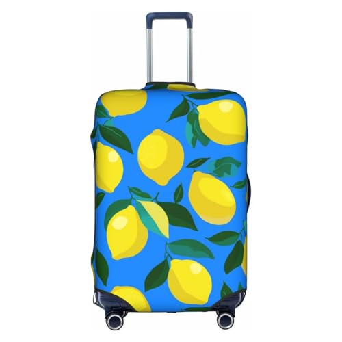 Bright Lemon Pattern Luggage Cover Washable Suitcase Cover Anti-Scratch Luggage Protector Covers Elastic Suitcase Identify XL fits 29-32 Inch Luggage