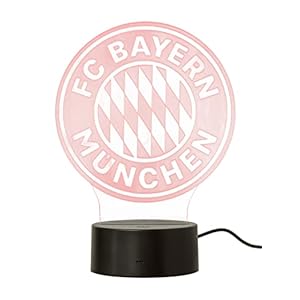 FC Bayern München LED-Logo Rot