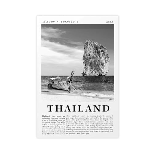 Poster plage thaïlandaise sur toile pour créer une ambiance évasion dans votre chambre