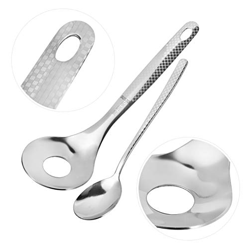 Hemoton 2 Stuks Rvs Gehaktbal Maker Lepel Keuken Zelfgemaakte Diy Gehaktbal Making Tool Met Lepel - Image 4