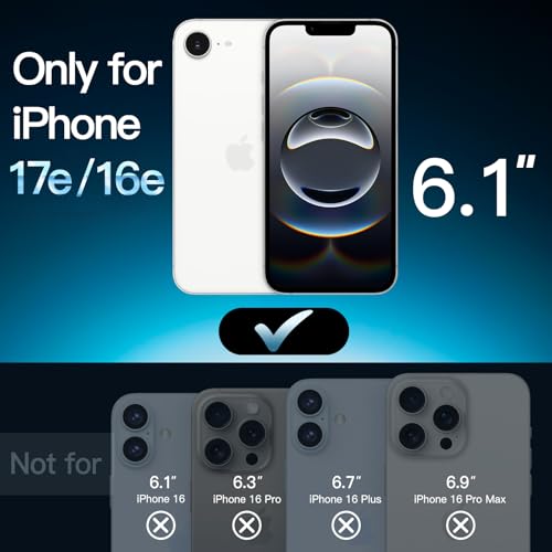 Image of JETech Screen Protector Guard for iPhone 17e /16e, 3-Pack