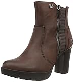 bruno banani stiefeletten  bruno banani Damen Stiefelette Combat Boots, Rot (570 Wine), 38