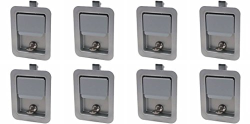 Set of 8 Buyers Products L3980-x8 L3885GO-x8 Paintable (not stainless) Paddle Latch & Gasket for Tool Box Door Truck and Utility Body