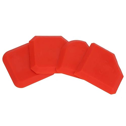 Miniatura 8 de 4 piezas de removedor de sellador de silicona, limpiador de raspador más suave, kit de herramientas de calafateo para un acabado profesional para la