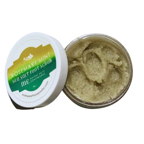 Rosemary Mint Foot Scrub for Exfoliation