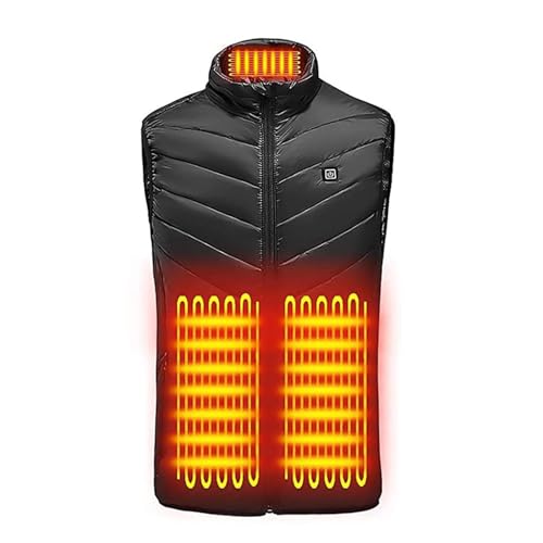 Heated Vest for Men and Women Plus Size USB Rechargeable Heating Jackets Warm Puffer Coats(Battery Pack Not Included)