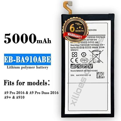 Image of XILIOES ORIGINALS EB-BA910ABE Battery for Samsung A9 Pro 2016, A9 Plus battrey with 6 Month Warranty** (O65)