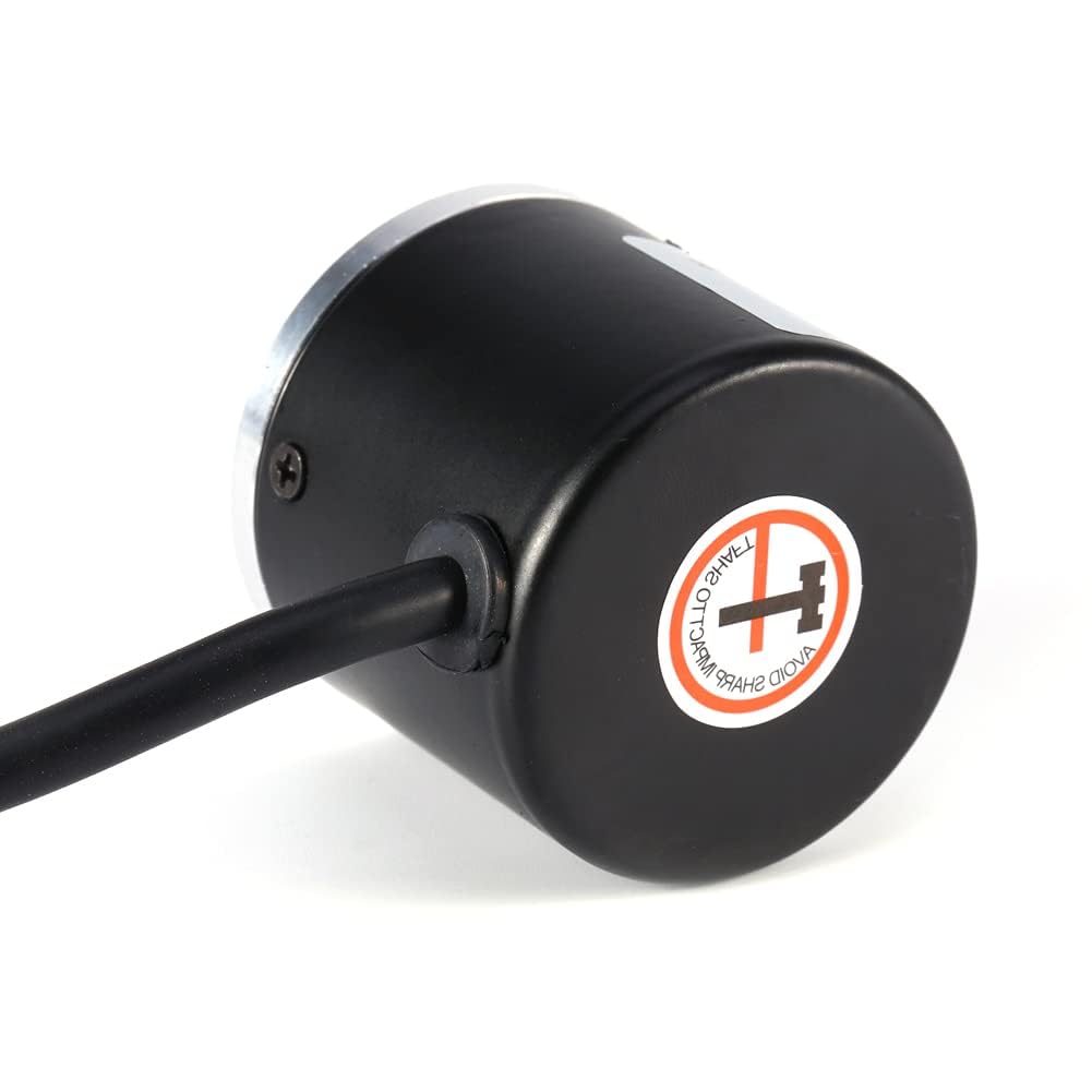 Encodeur Rotatif 600P/R Photoélectrique Incrémental 6mm 5V 24V AB 2 Phases avec Interrupteur Arbre