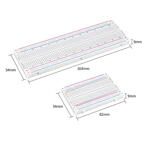 5PCS de Uitrusting van Breadboards omvat 3PCS 830 Punt 2PCS 400 Punt SunFounder Solderless Breadboard Compatibel voor… - Afbeelding 3