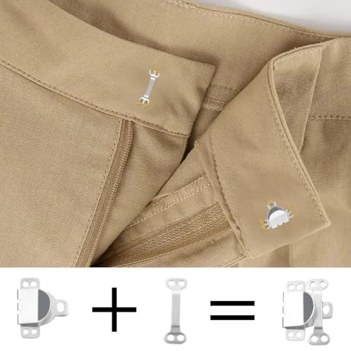 image for CooBigo 25Set Sewing Hook and Eye Closures for Clothing Sewing Clasps 