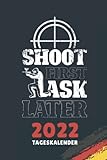 Tageskalender 2022: Terminkalender 2022 Paintball guns Tagesplaner ca DIN A5 farbig | 379 Seiten | 1 Seite pro Tag | perfekte geschenk | lustiges paintball outfit