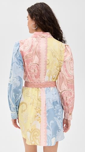 Women's Short Dress with Buckle Belt3