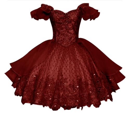 JAEDEN Homecoming Dresses Short Lace - Prom Dress for Teens Ball Gown Cocktail Dresses