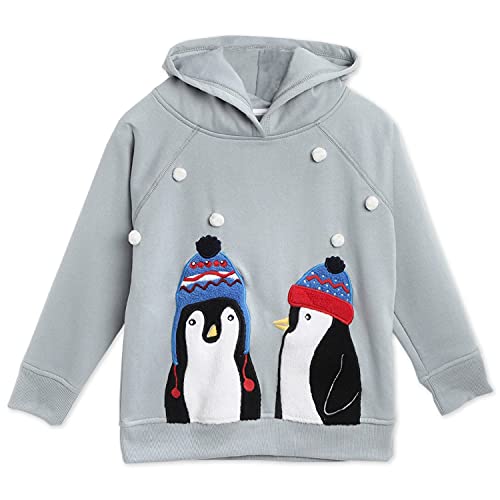 Image of Kids Boys Mid Length Regular Hoodie Sweatshirt