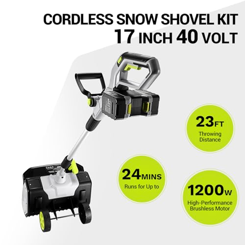 DEKOPRO 40V Lightweight Snow Blower