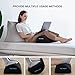 HUANUO Foot Rest for Under Desk at Work, with 2 Optional Covers for Replacing, Double Layer Adjustable Foot Rest for Office, Home, Airplane, Travel