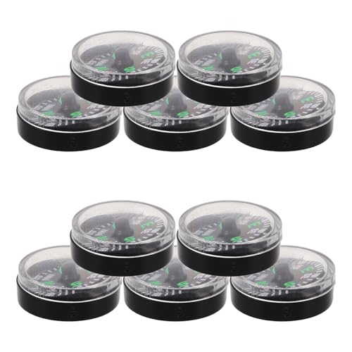 Brújula plástica mini para camping 12 pcs miniatura 1
