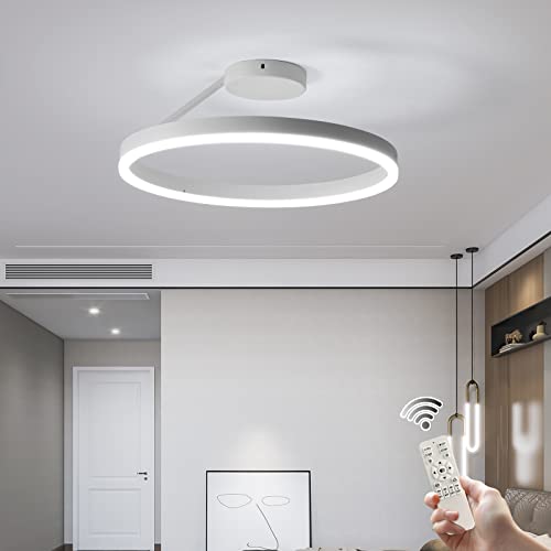 Lampe à Plafond Design Nordique Cercle Noir pour Ambiance Restaurant