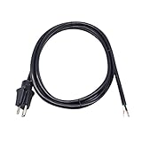 Clear Power 10 ft 3-Wire Heavy Duty Power Cord, Replacement Cord 14/3 SJT for for Power Tools and...