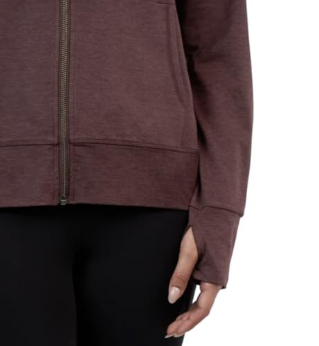 Kirkland Signature Women's Moisture Wicking Lightweight Full Zip Hooded Jacket with Thumbholes3