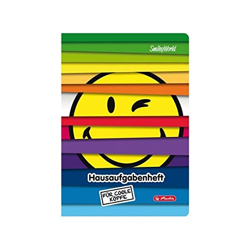 Preisvergleich Produktbild Herlitz 50016044 Aufgabenheft A5, 48 Blatt Smileyworld Rainbow Jalousie