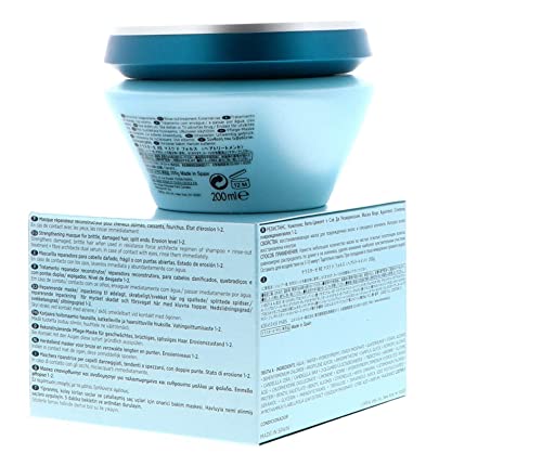 KÉRASTASE Résistance - Masque Force Architecte - Masque Capillaire Fortifiant & Réparateur - Technologie VITA-CIMENT® & Sève de Résurrection - Cheveux Abimés - Cassants & Fourchus - 200 ml (Lot de 2)