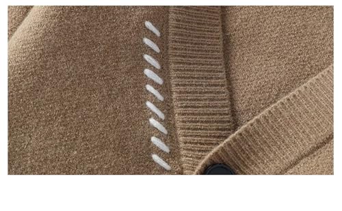 Men's V-Neck Long-Sleeved Knitted Cardigan Fashionable in Fall and Winter Japanese Style and Versatile4