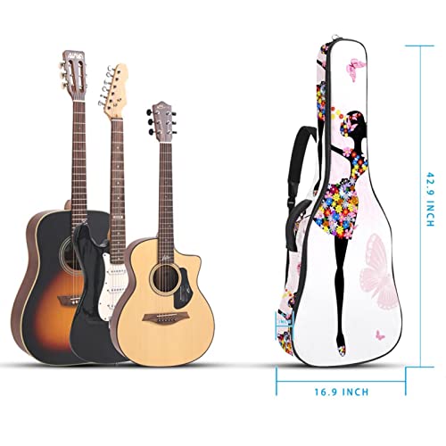 Étui de protection rembourré pour guitare acoustique classique Noir craquelé, Multicolore 08, 42.9×16.9×4.7 in… - Les Beatles, Paul McCartney, John Lennon, RIngo Starr, George Harrison Étui de protection rembourré pour guitare acoustique classique Noir craquelé, Multicolore 08, 42.9x16.9x4.7 in… – Image 6