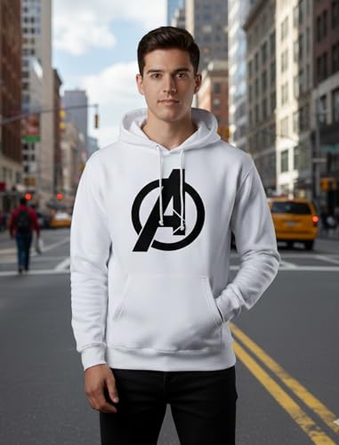 Image of More & More Fleece Neck Regular Fit Hooded Sweatshirt Avengers