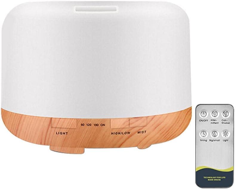 Asian Pumps & Machineries 500ml 7 Mood Changing LED Light Cool Mist Humidifier Aroma Diffuser with Bluetooth Music Speaker Works on 220V for Home Office Bedroom Spa (2 Free Oils) Adapter Included-image-15