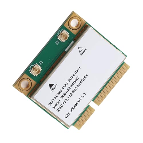 Tarjeta de red inalámbrica 5G triple banda Gigabit con interfaz PCIe para laptop, reemplazo miniatura 6