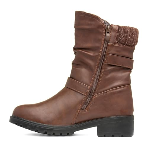 Lilley Womens Brown Calf Boot - Size 3 UK - Brown - Image 4